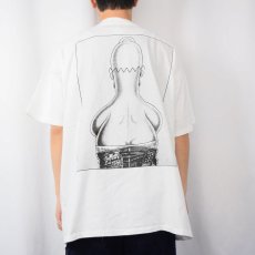 画像4: 90's THE SIMPSONS "Couch Potato" USA製 Calvin KleinパロディTシャツ XL (4)