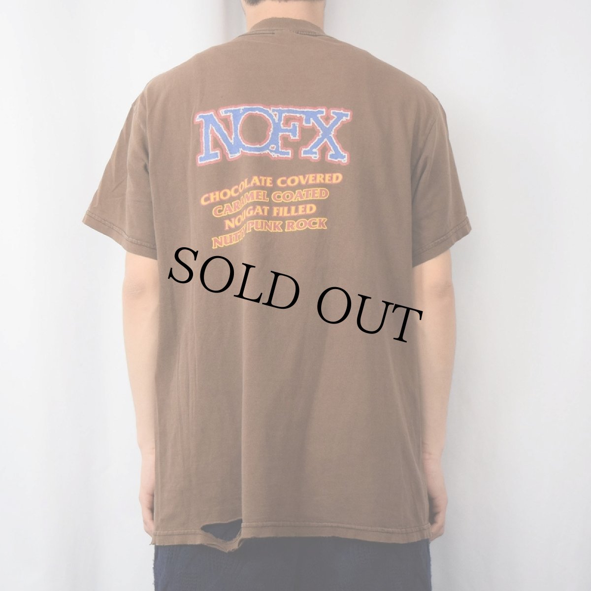 画像3: 90's NOFX "PUNKERS" パロディプリント パンクロックバンドTシャツ (3)