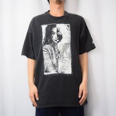 画像2: 90's DC COMICS "Sandman Death" キャラクタープリントTシャツ XL (2)