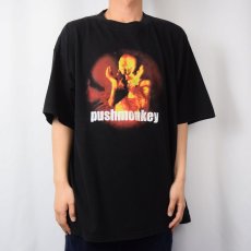 画像3: pushmonkey "OPEN YOUR FUCKING EARS" ロックバンド プリントTシャツ 2XL (3)