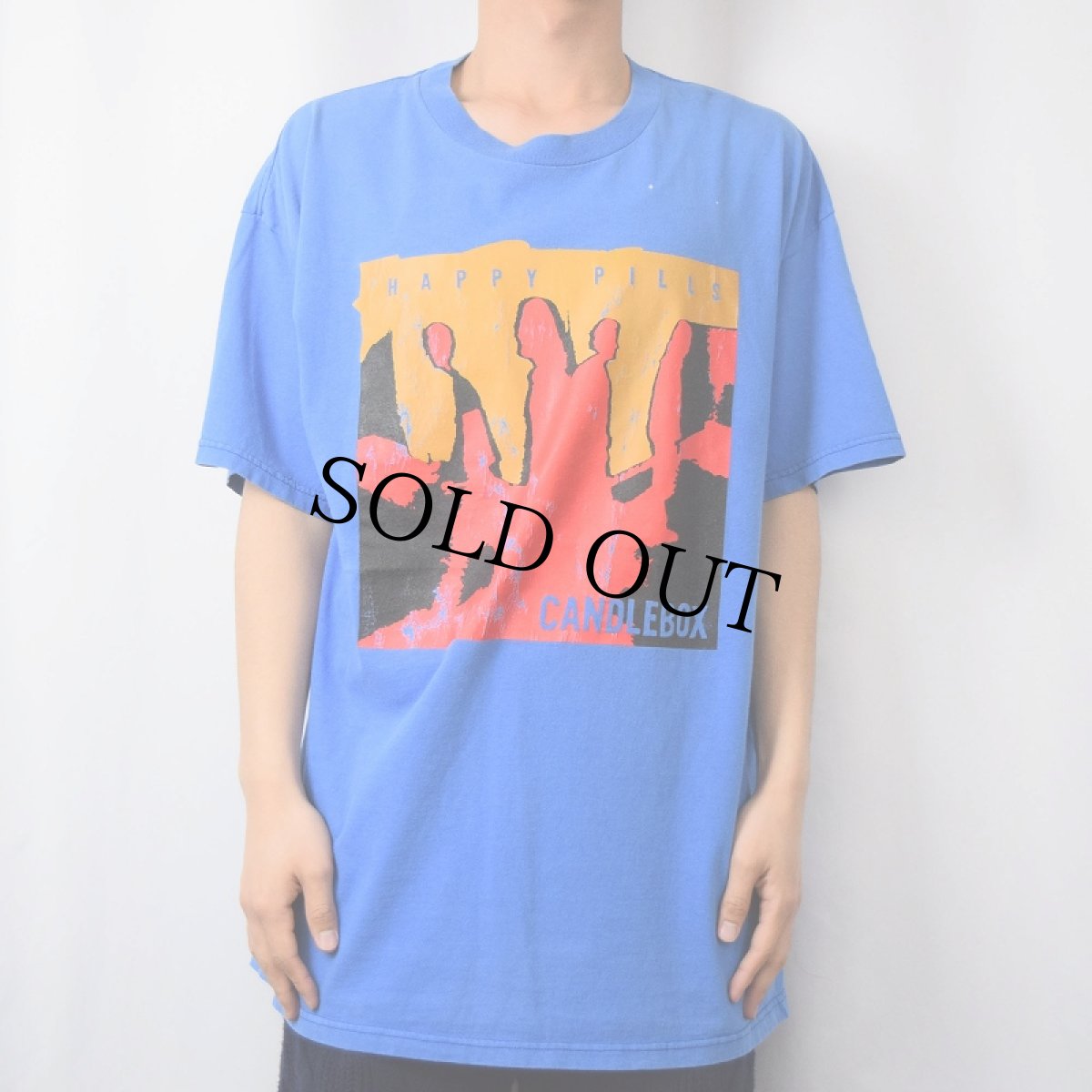 画像2: CANDLEBOX "HAPPY PILLS" ロックバンド スタジオアルバムTシャツ XL (2)