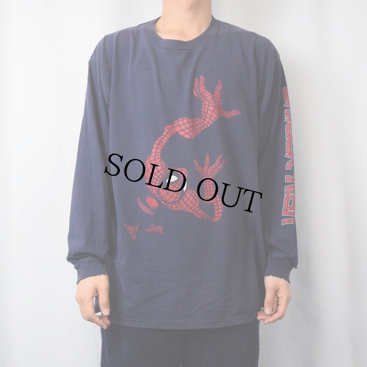 画像2: SPIDER-MAN キャラクタープリントロンT L (2)