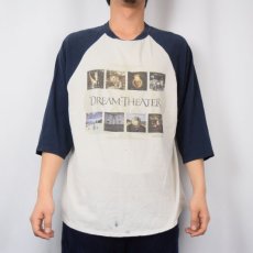 画像3: 2001 DREAM THEATER USA製 プログレッシブ・メタルバンド ラグランTシャツ XL (3)