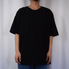 画像2: USA製 無地Tシャツ BLACK XL (2)