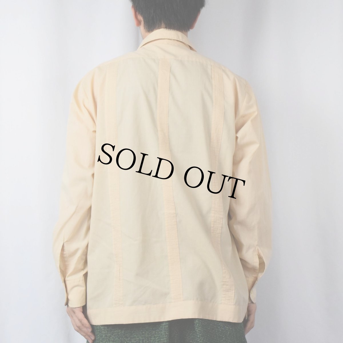 画像3: 長袖キューバシャツ (3)