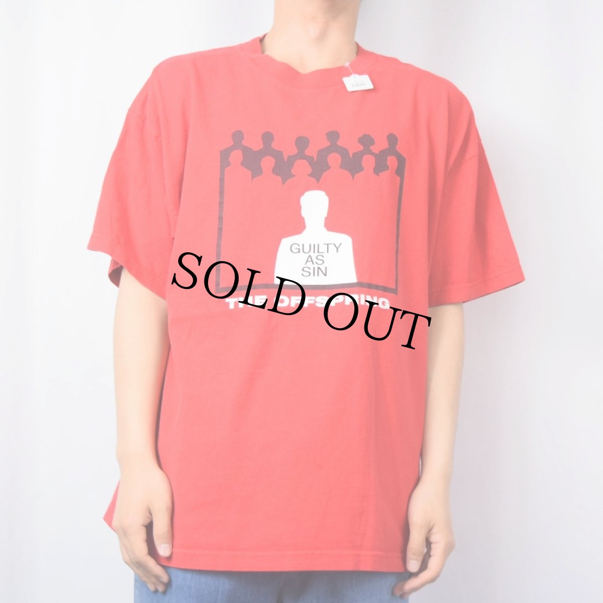 画像2: 90's THE OFFSPRING USA製 "GUILTY AS SIN" ポップパンクバンドTシャツ XL (2)