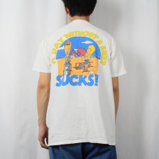 画像3: 90's BEAVIS AND BUTT-HEAD "A DAY WITHOUT A BUZZ" キャラクタープリントTシャツ (3)