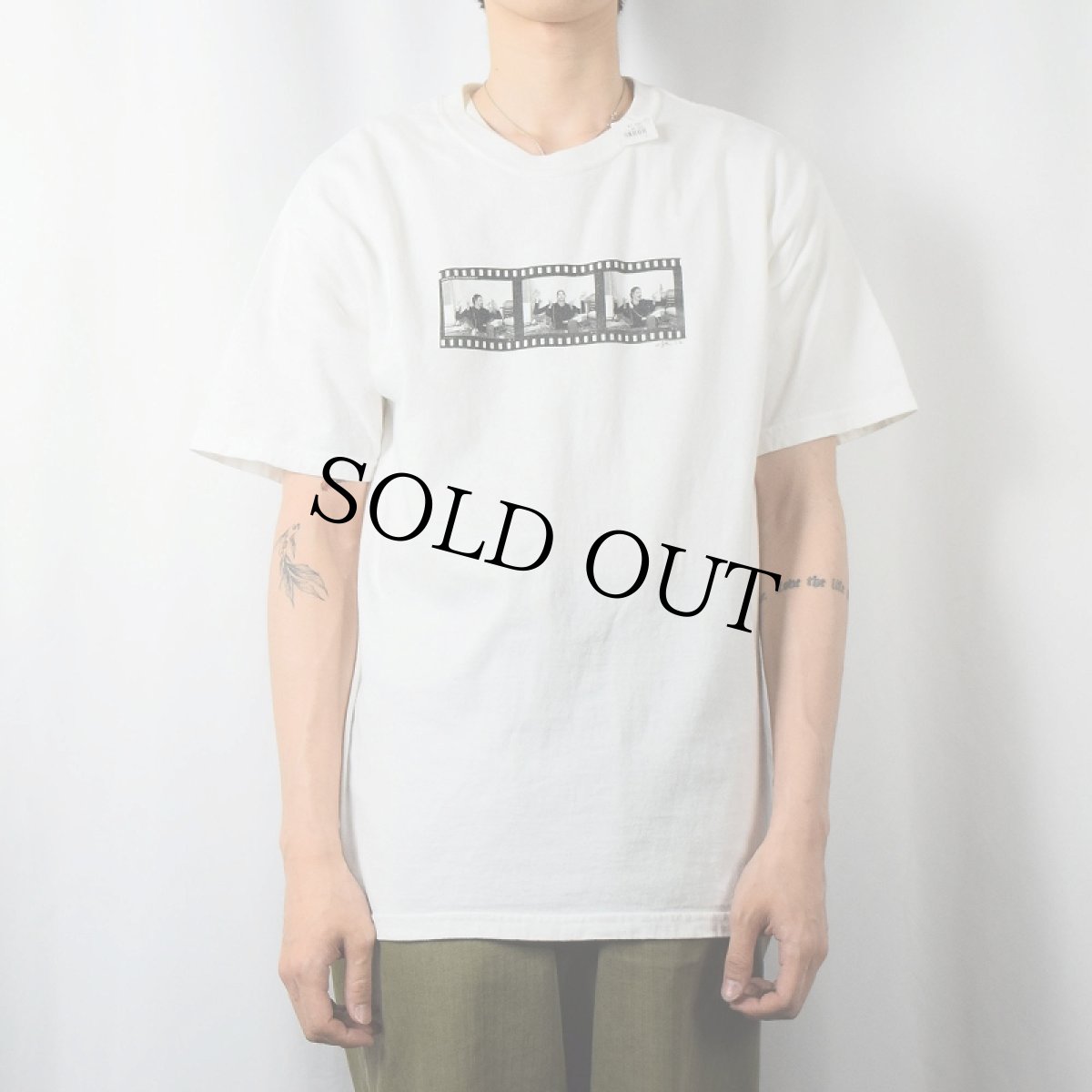 画像2: The Office Goddess ネガプリントTシャツ L (2)