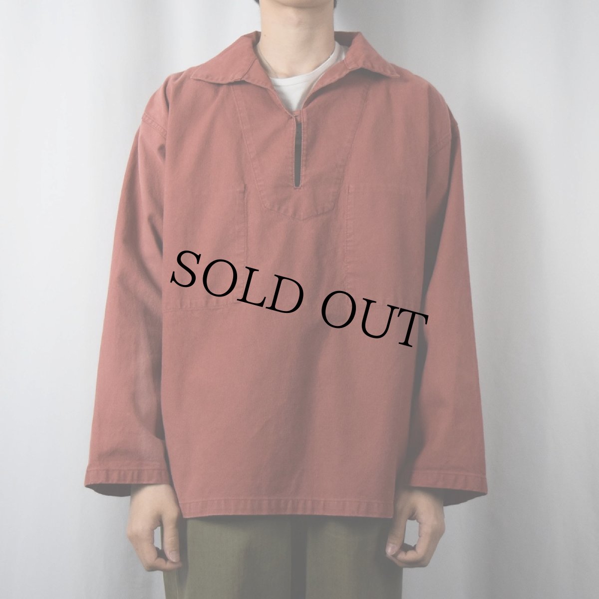 画像2: 80's LE GLAZIK フィッシャーマンスモック (2)