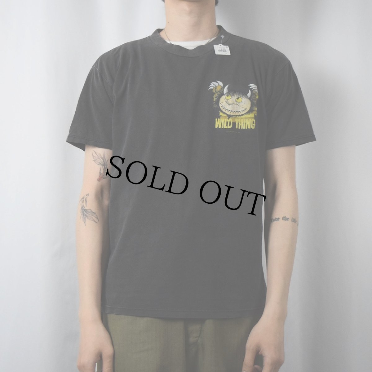 画像2: 90's かいじゅうたちのいるところ 絵本プリントTシャツ (2)