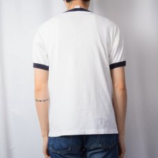 画像3: 90's SUPER MARIO BROS. USA製 ゲームキャラクタープリント リンガーTシャツ M (3)