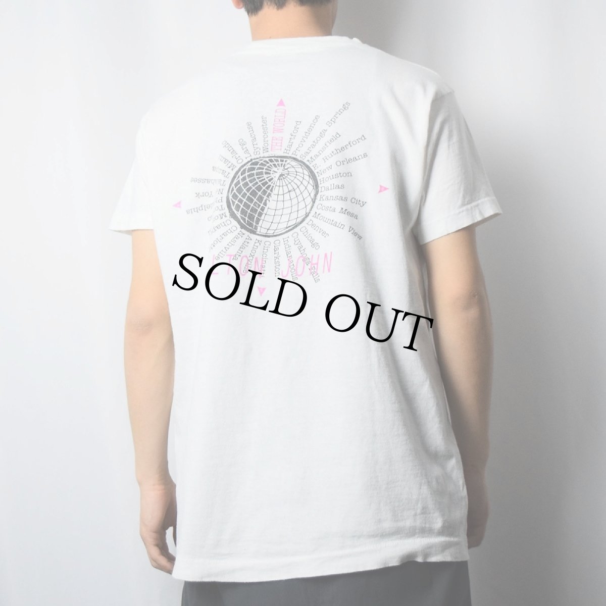 画像3: 80〜90's ELTON JOHN ミュージシャンプリントTシャツ (3)