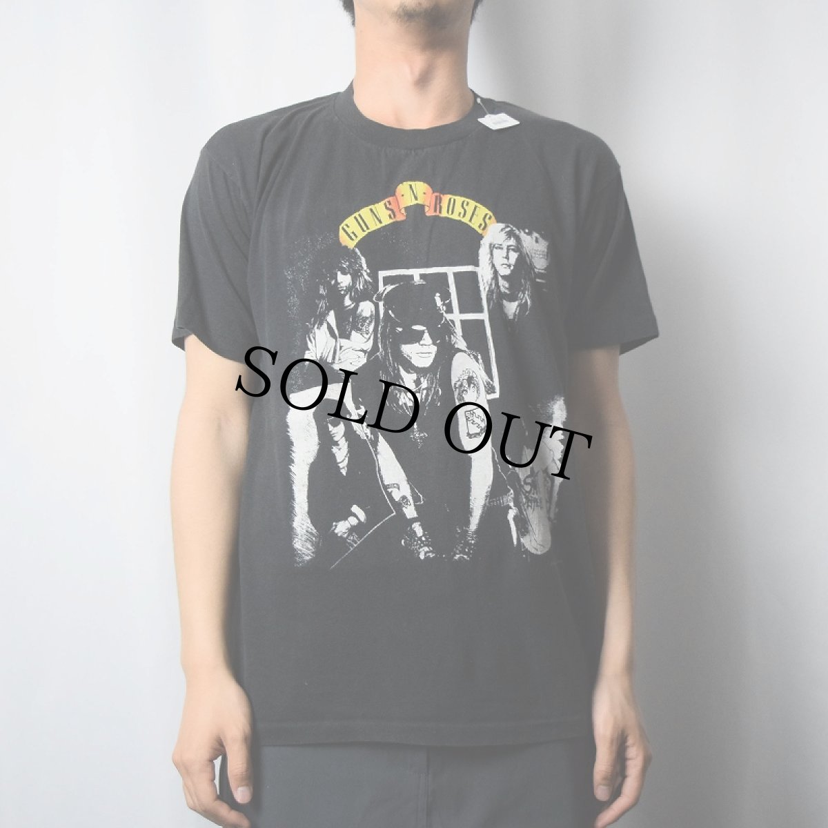 画像3: 80's GUNS N' ROSES USA製 ロックバンドTシャツ BLACK XL (3)