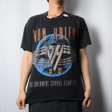 画像2: 90's VAN HALEN "FOR UNLAWFUL CARNAL KNOWLEDGE" ハードロックバンドTシャツ BLACK (2)