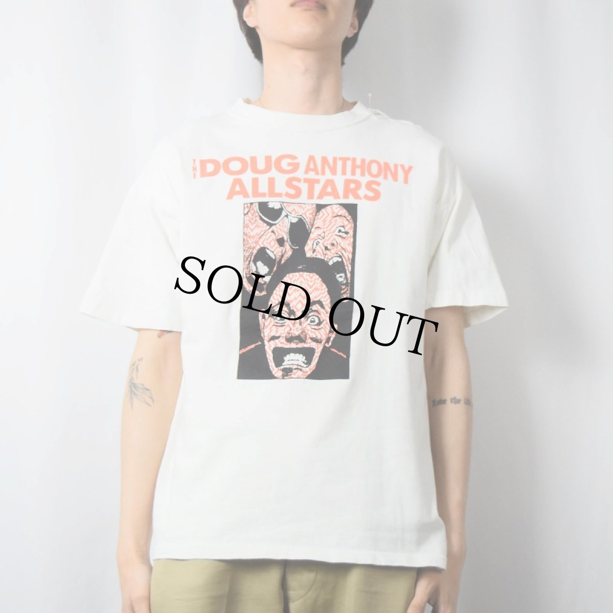 画像2: 90's THE DOUG ANTHONY ALLSTARS ミュージカル・コメディ・グループ プリントTシャツ L (2)