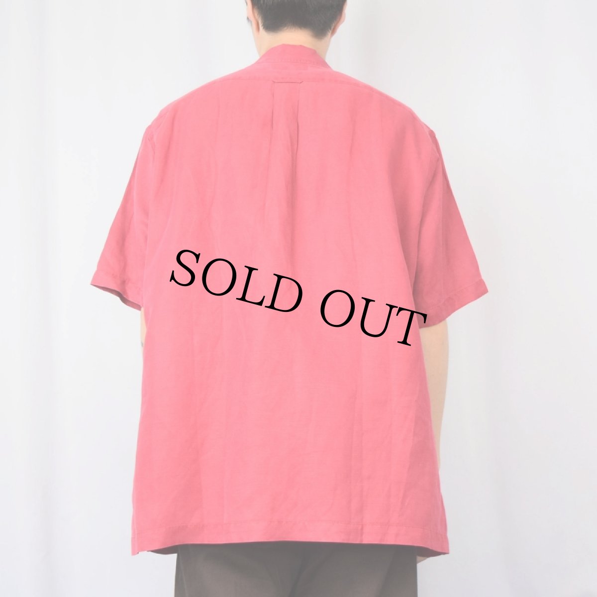 画像3: POLO Ralph Lauren "CALDWELL" シルク×リネン オープンカラーシャツ XL (3)