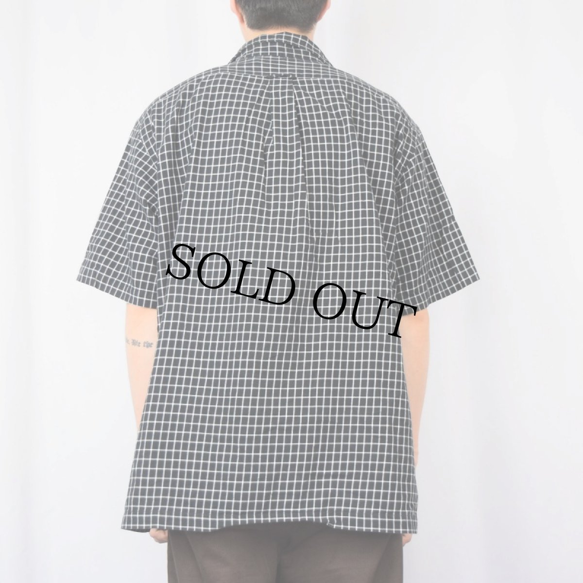 画像3: Ralph Lauren POLO GOLF "CALDWELL" チェック柄コットンオープンカラーシャツ XL (3)