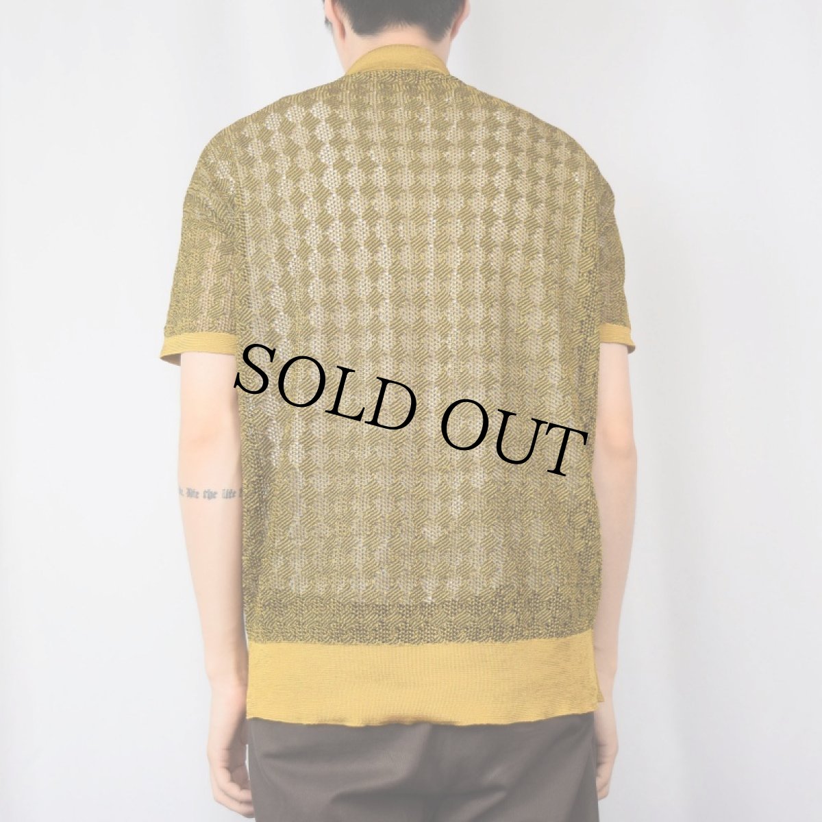 画像3: メッシュニットシャツ (3)