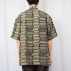 画像3: 80's Mongini collection USA製 総柄デザインポリシャツ L (3)