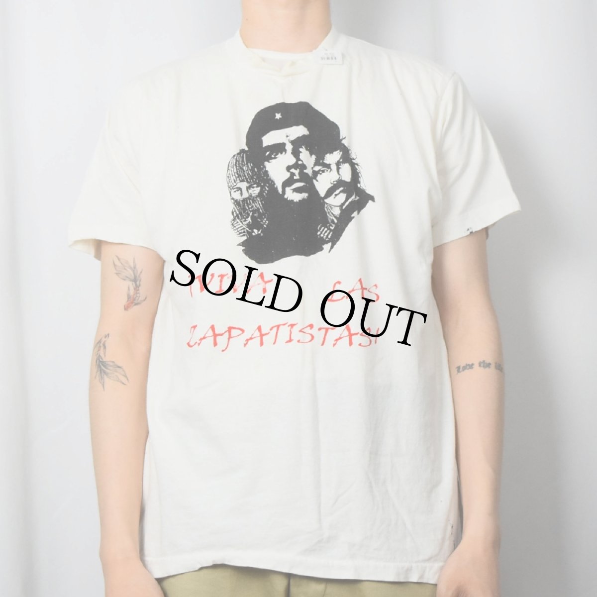 画像2: 80's USA製 チェ・ゲバラ 革命家プリントTシャツ XL (2)