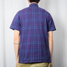 画像3: 90's POLO Ralph Lauren USA製 チェック柄 鹿の子ポロシャツ S (3)
