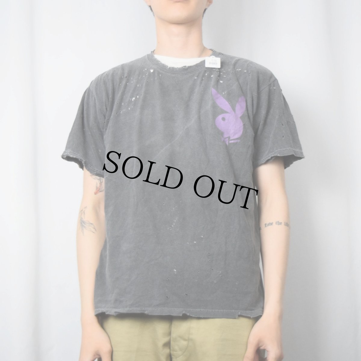 画像3: PLAYBOY マガジンプリントTシャツ L (3)