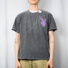 画像3: PLAYBOY マガジンプリントTシャツ L (3)
