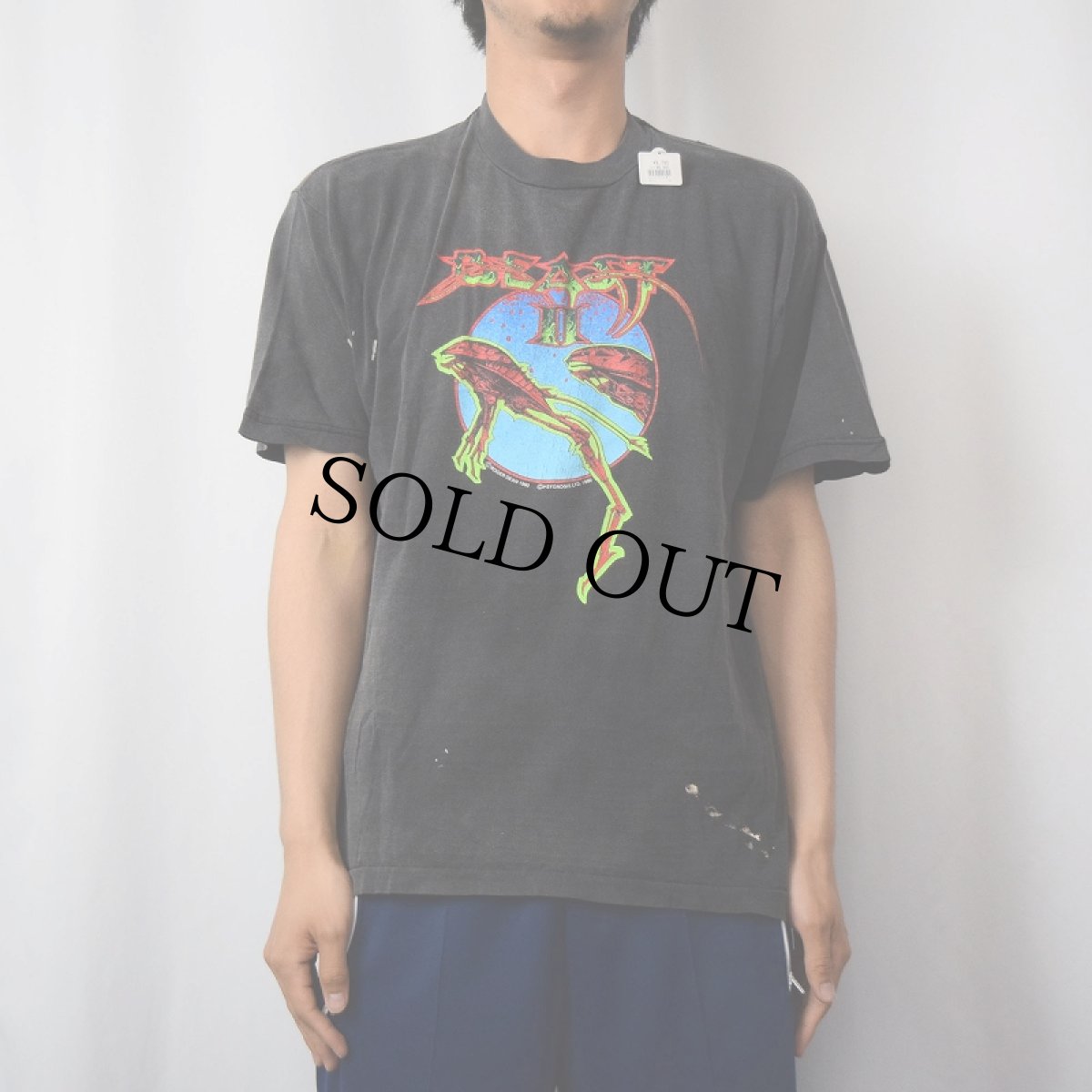 画像2: BEAST II ゲームプリントTシャツ BLACK (2)