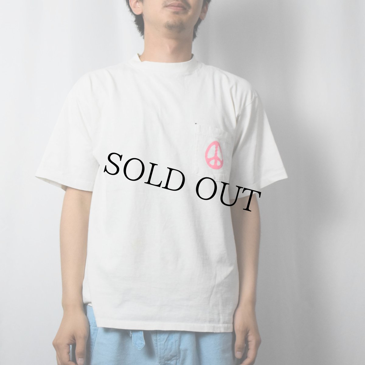画像2: 90's USA製 PEACE ABSOLUT プリントTシャツ L (2)