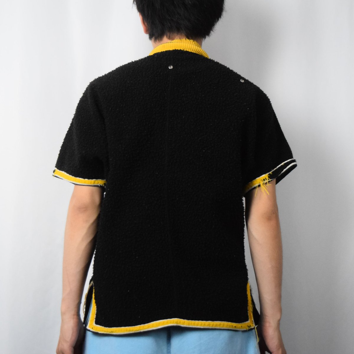 画像3: 【SALE】 60's SPORTS CENTER "HUSKIES" 半袖スタジャン 40 (3)