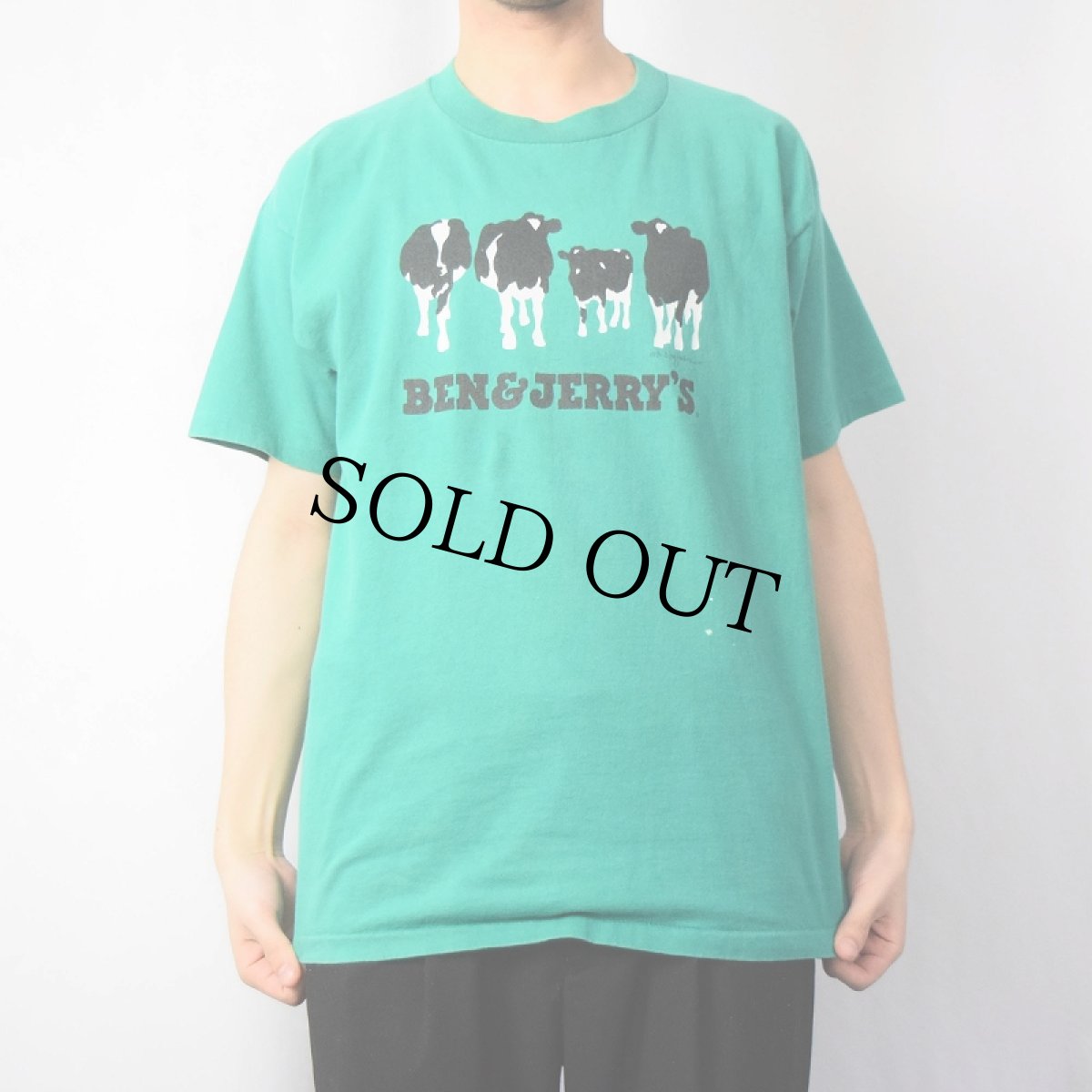 画像2: 90's BEN&JERRY'S USA製 企業プリントTシャツ XL (2)