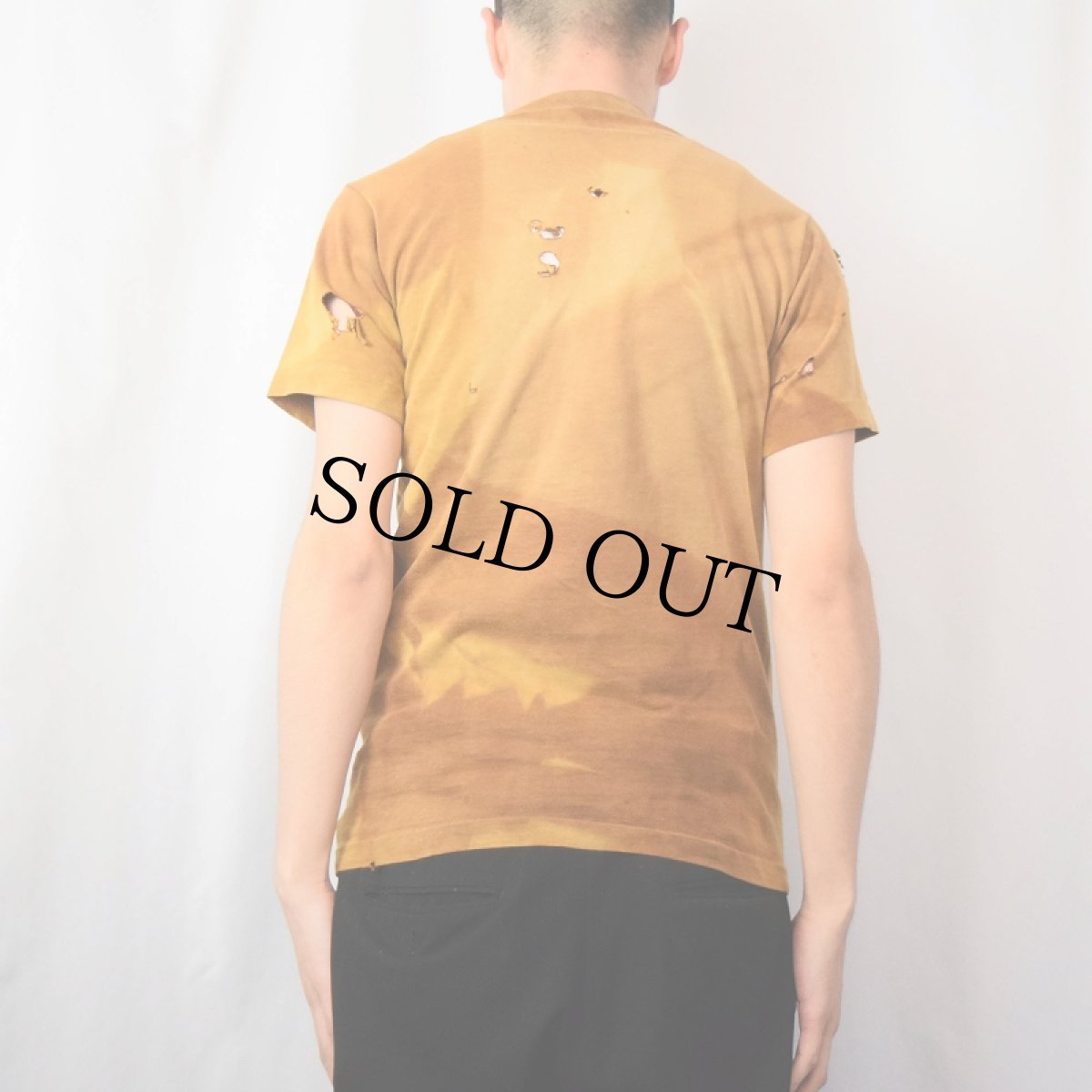 画像4: 70's TOWN CRAFT USA製 無地ポケットTシャツ S (4)