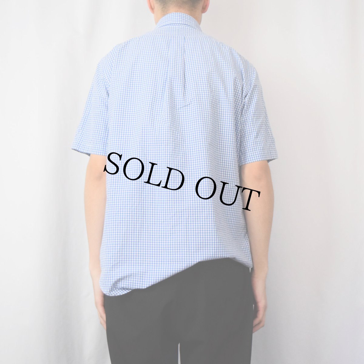 画像3: Ralph Lauren "CLASSIC FIT" ギンガムチェック柄 コットンボタンダウンシャツ M (3)