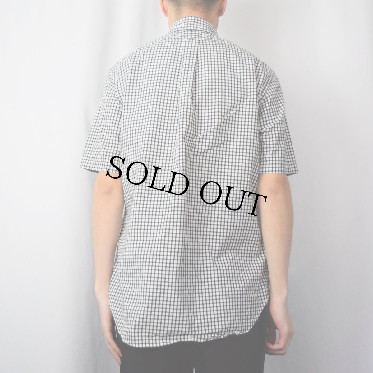 画像3: Ralph Lauren "CLASSIC FIT" ギンガムチェック柄 コットンボタンダウンシャツ XXL (3)