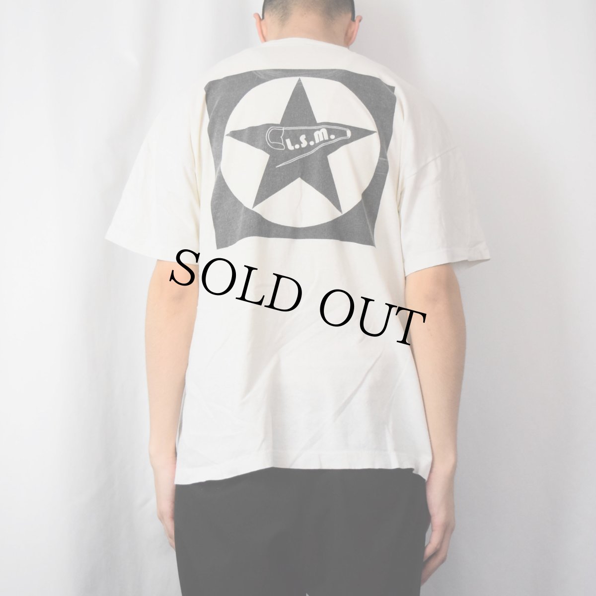 画像3: 90's LESSALES MAJESTES フレンチパンクロックバンドTシャツ (3)