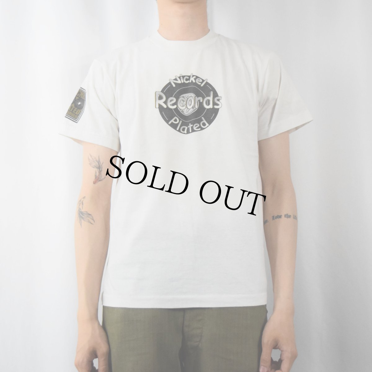 画像3: 【SALE】 80〜90's Nickel Plated Records USA製 レコードレーベルTシャツ M (3)