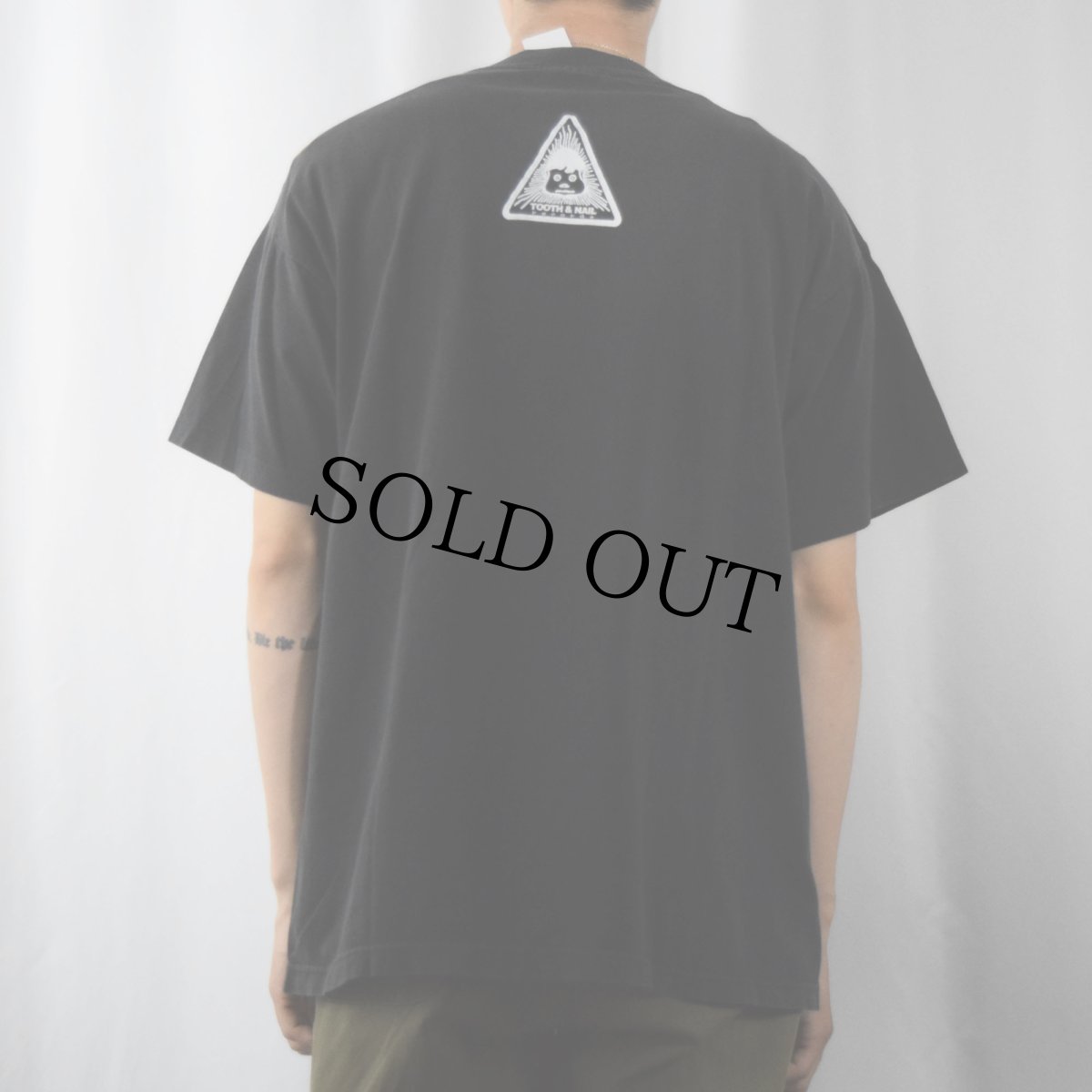 画像3: Tooth & Nail Records USA製 レコードレーベルプリントTシャツ BLACK XL (3)