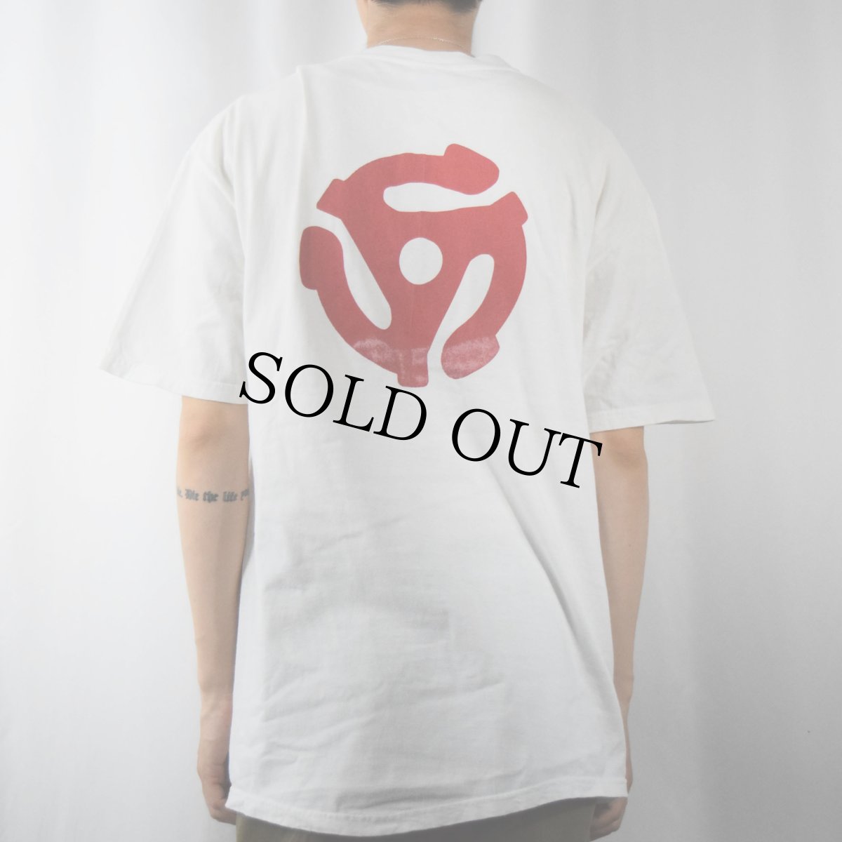 画像4: 【お客様お支払処理中】Satori Sound Records レコードレーベル プリントTシャツ XL (4)