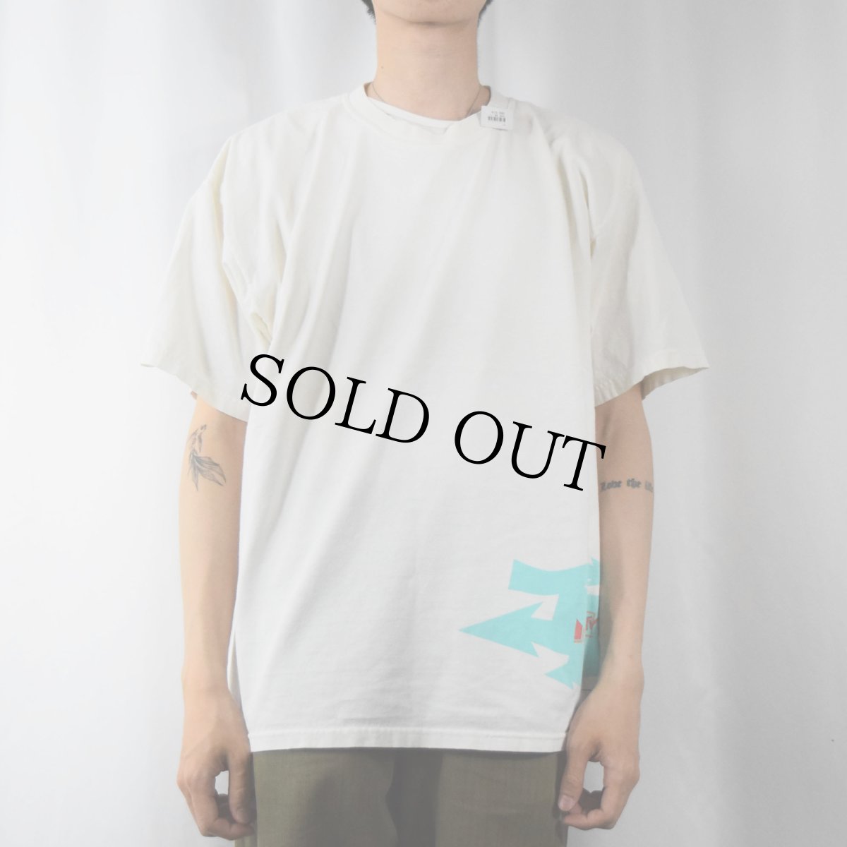 画像2: 90's MTV 巻きプリントTシャツ (2)