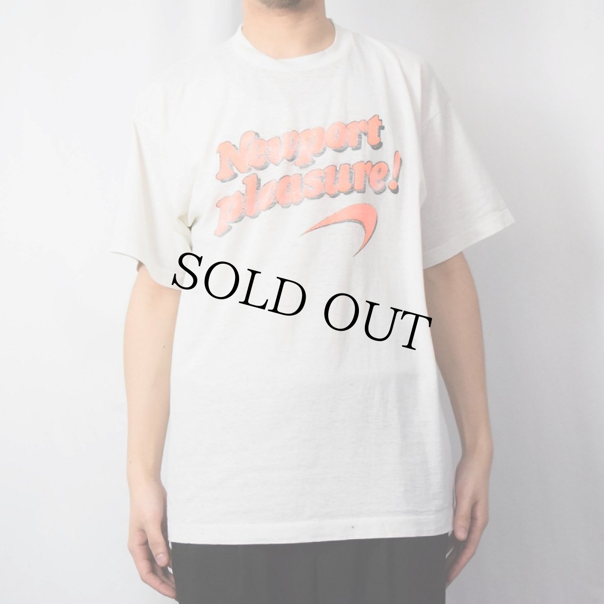 画像2: 80's Newport USA製 タバコ企業 ロゴプリントTシャツ XL (2)