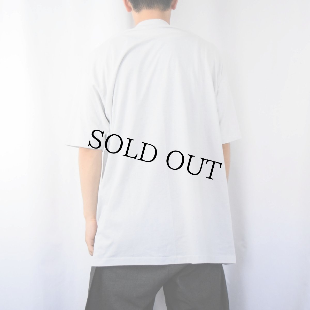 画像3: 90's THE SIMPSONS USA製 "MALCOLM X" キャラクターパロディプリントTシャツ XXL (3)