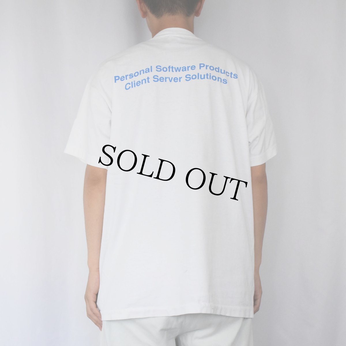 画像3: 90's IBM USA製 コンピューター企業 騙し絵プリントTシャツ XL (3)