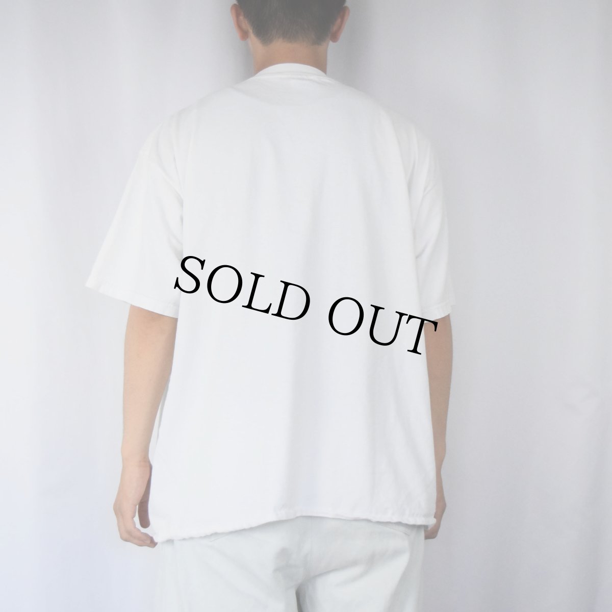 画像3: 2000's COMPAQ コンピューター企業 騙し絵プリントTシャツ XL (3)