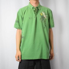 画像2: POLO Ralph Lauren "CUSTOM FIT" インディアンヘッド 鹿の子ポロシャツ XXL (2)