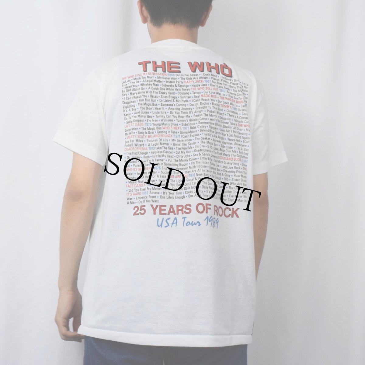 画像3: 80's THE WHO ロックバンドツアープリントTシャツ (3)