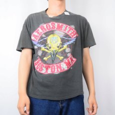 画像3: 90's AEROSMITH × PUSHEAD "PUMP" ロックバンドツアープリントTシャツ BLACK (3)