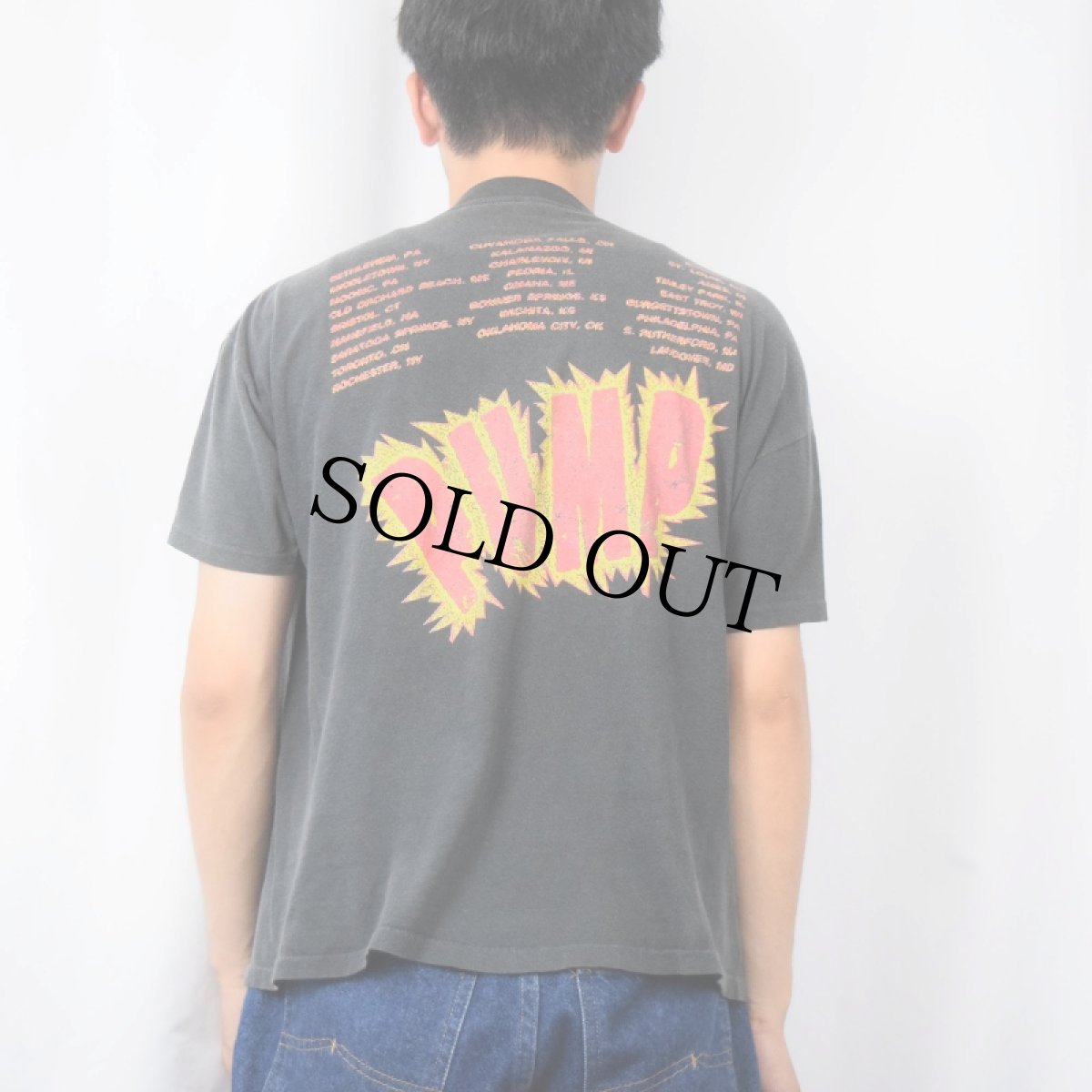 画像4: 90's AEROSMITH × PUSHEAD "PUMP" ロックバンドツアープリントTシャツ BLACK (4)
