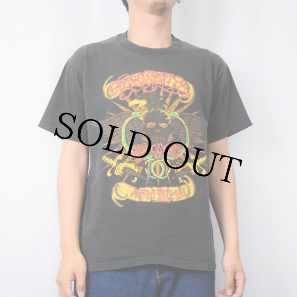 バンドTシャツ 90年代 90s エアロスミス バンT ミュージック 音楽 黒