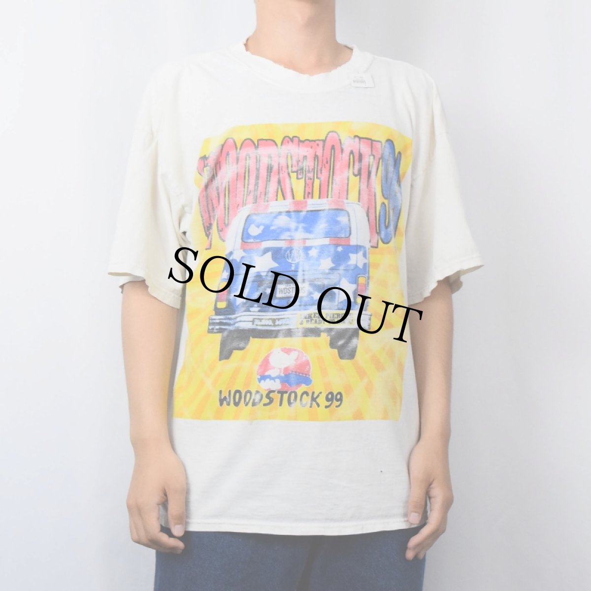 画像2: 1999 WOODSTOCK ロックフェスティバル プリントTシャツ XL (2)