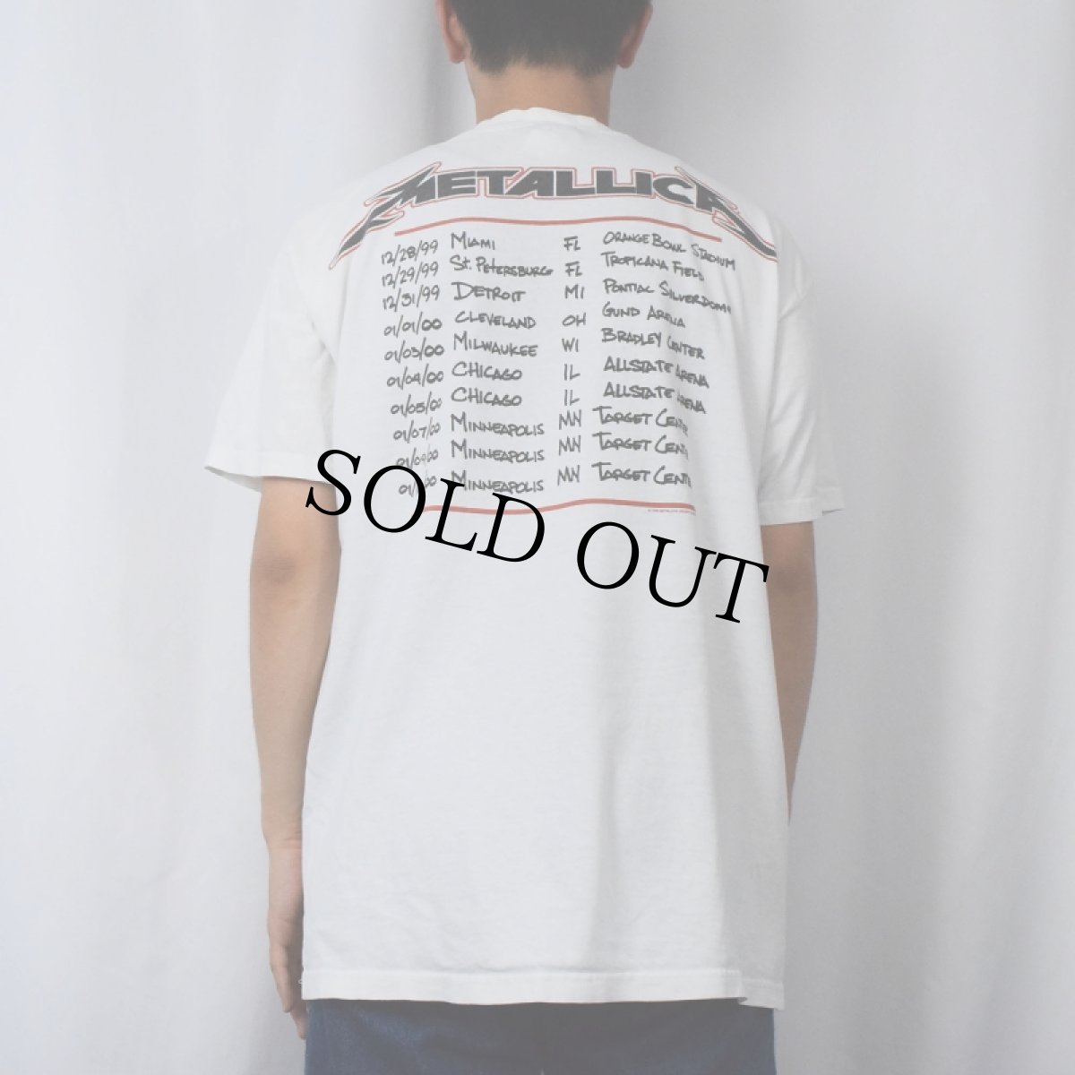 画像4: 90's METALLICA ロックバンド プリントTシャツ L (4)